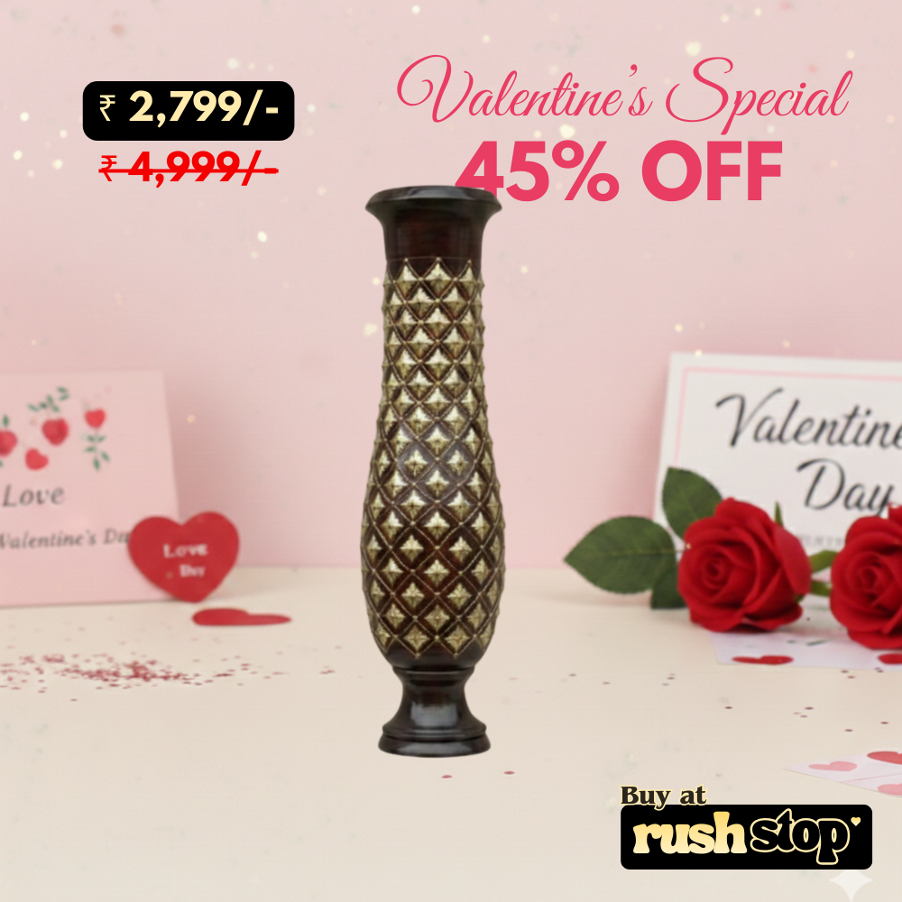 Hammered Gold Decorative Floor Vases