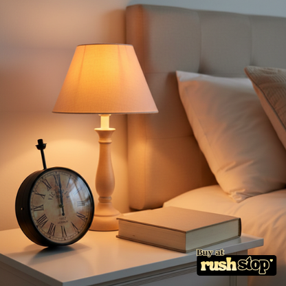 Vintage Victoria London Double-Sided Station Clock