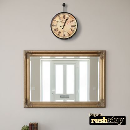 Vintage Victoria London Double-Sided Station Clock