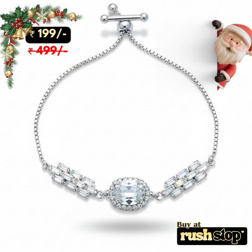 Elegant Crystal Statement Bracelet