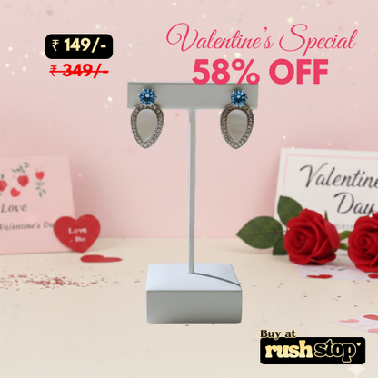 Elegant Pearl and Crystal Stud Earrings Set of 5