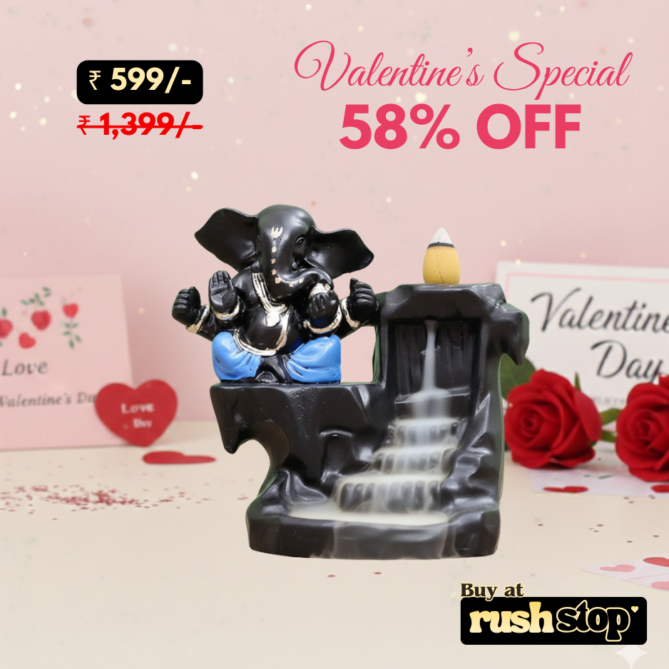 Handicrafts Villa Ganesha Backflow Smoke Fountain
