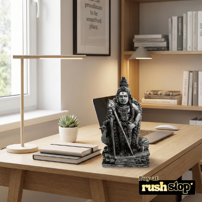 Handcrafted Antique Gold Finish Karthikeya Idol