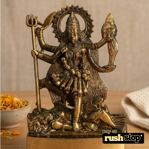 Handcrafted Mahakali Murti for Home Temple