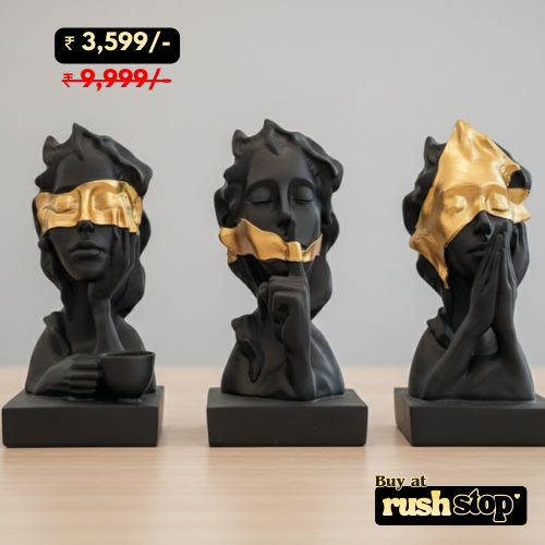 handcrafted decorative bust statue for home decor