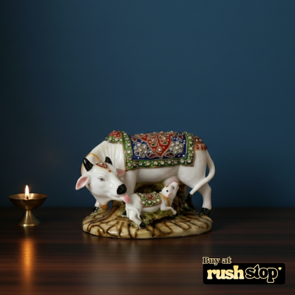 Handcrafted Spiritual Cow Murti