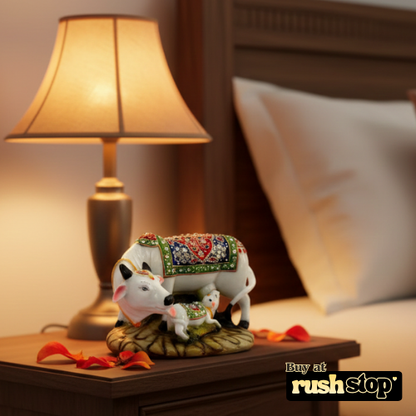 Handcrafted Spiritual Cow Murti