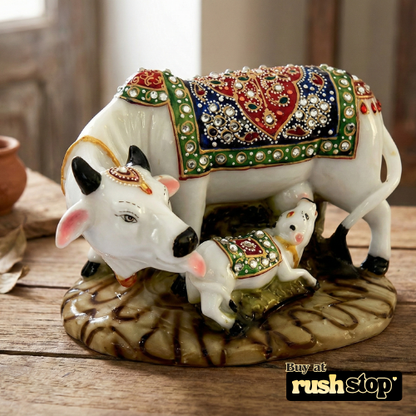 Handcrafted Spiritual Cow Murti