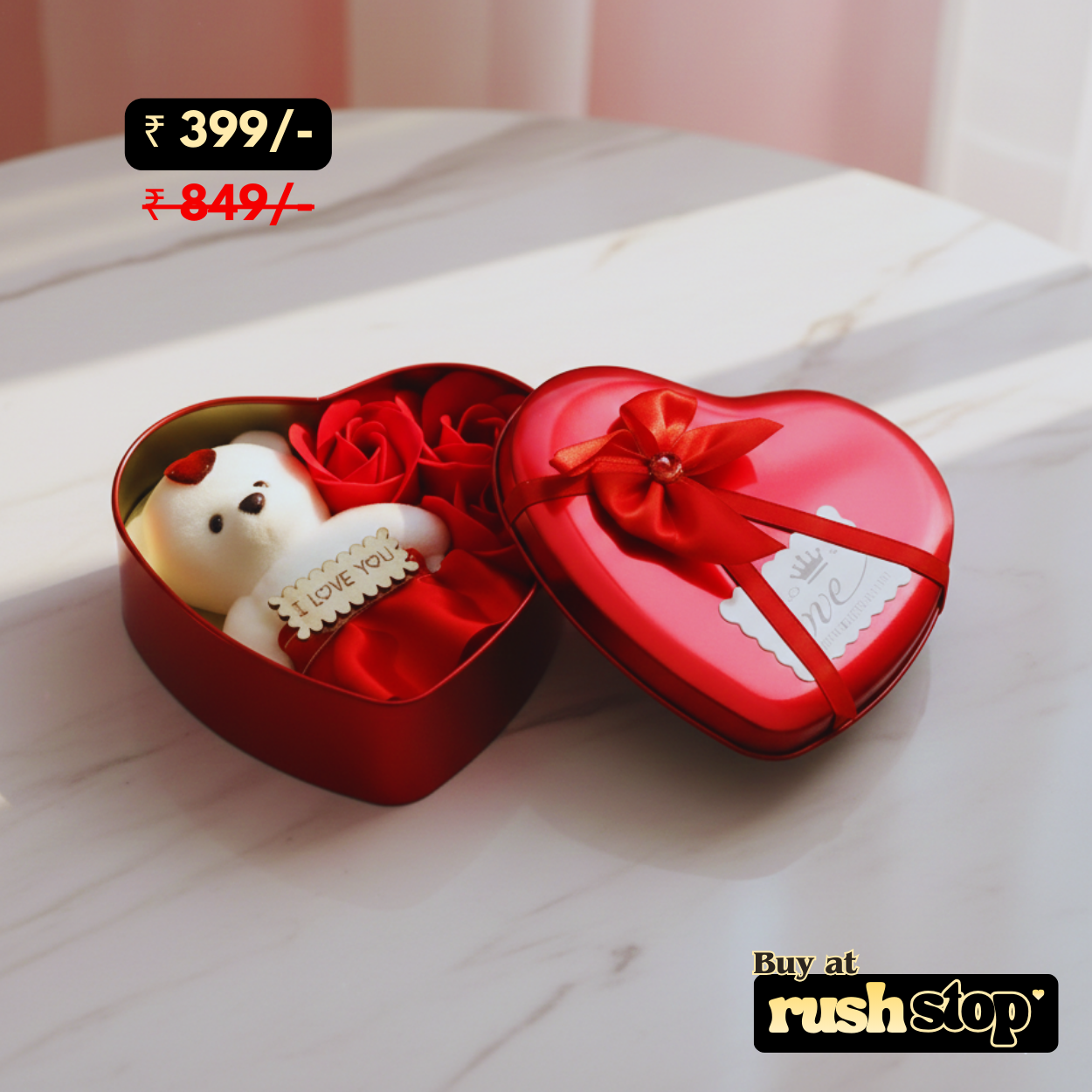 Heart Shaped Valentine's Day Gift Box