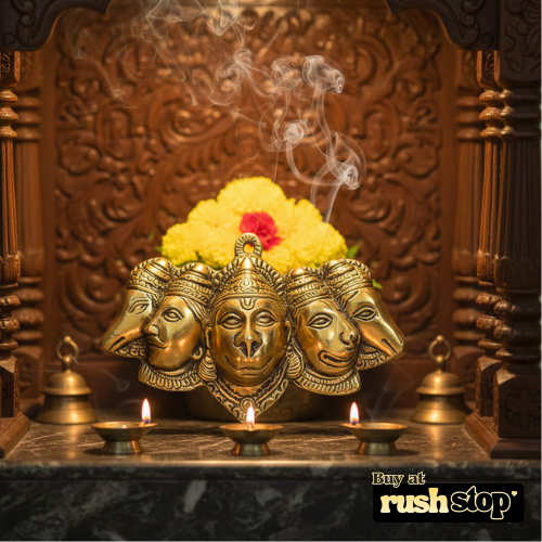 Sacred Panchmukhi Hanuman Wall Hanging