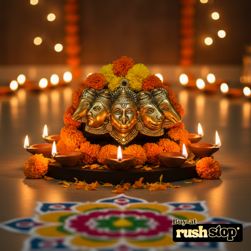 Sacred Panchmukhi Hanuman Wall Hanging