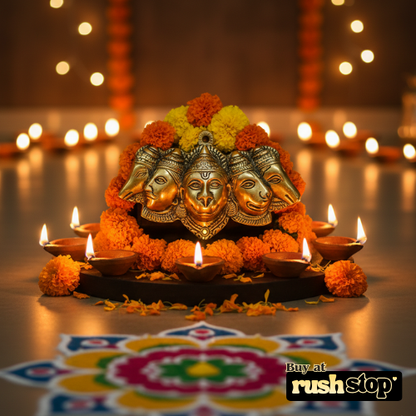 Sacred Panchmukhi Hanuman Wall Hanging