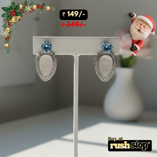 Pearl and crystal stud earrings ideal for stylish gifting