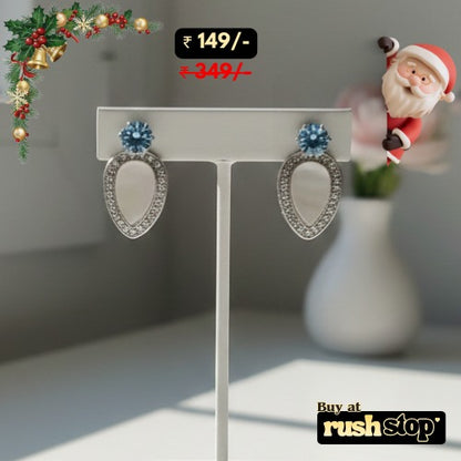 Pearl and crystal stud earrings ideal for stylish gifting