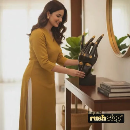 Rasin Hand Mundra Zen Face