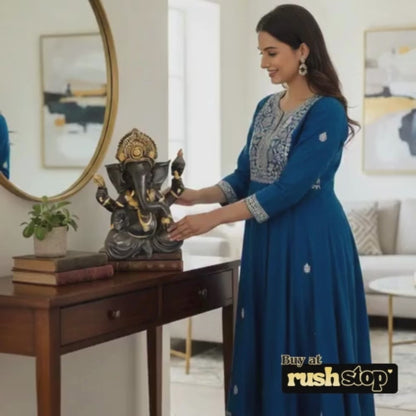 Majestic Polyresin Ganesha Idol Sculpture