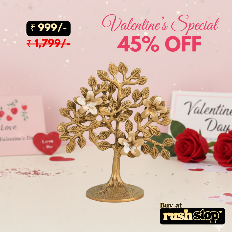 The Destiny of Arts Pure Brass Kalpavriksha Tree