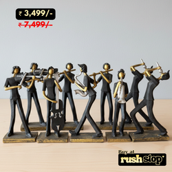 Handcrafted Musician Band Figurine Set