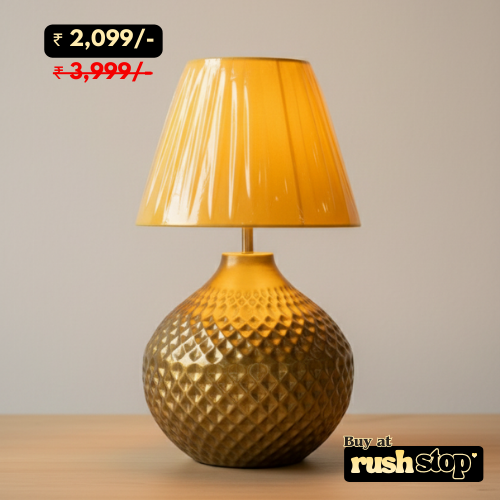 Brass Matki Table Lamp