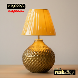 Brass Matki Table Lamp