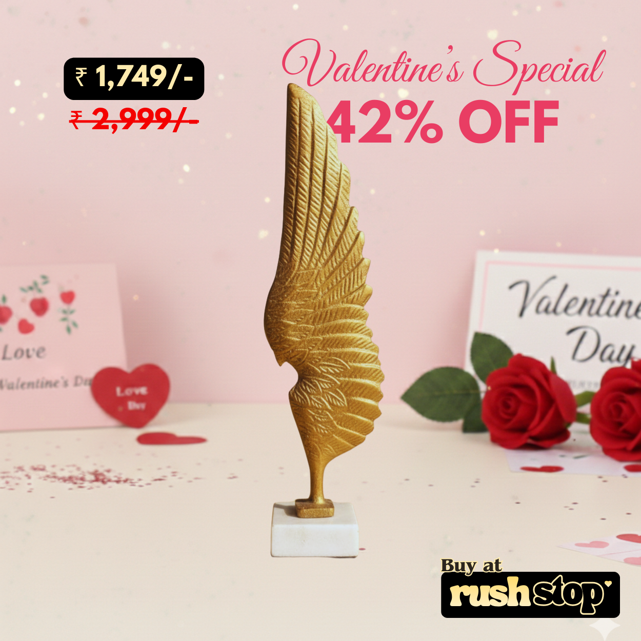 angelic-wings-metallic-living-room-decor