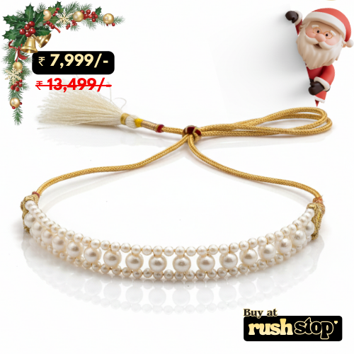 Natural freshwater pearl multi strand choker necklace for elegant styling