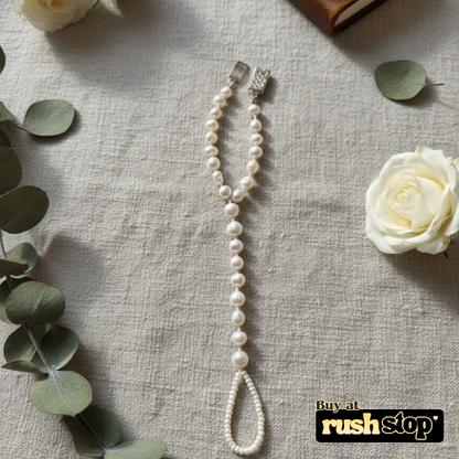 Natural freshwater pearl hand harness chain for elegant styling