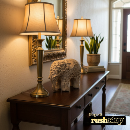 Handcrafted elephant idol showpiece, designer resin sculpture, premium resin decor India – Rush Stop, free shipping home decor India.