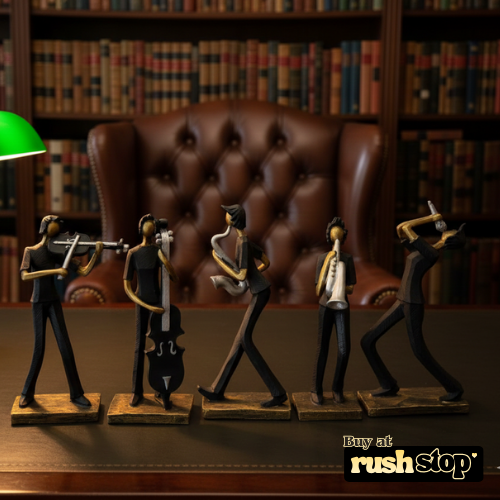 Buy-Handcrafted-Musician-Band -Figurine-Set-RushStop
