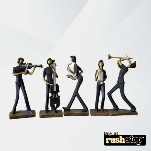 Buy-Handcrafted-Musician-Band -Figurine-Set-RushStop
