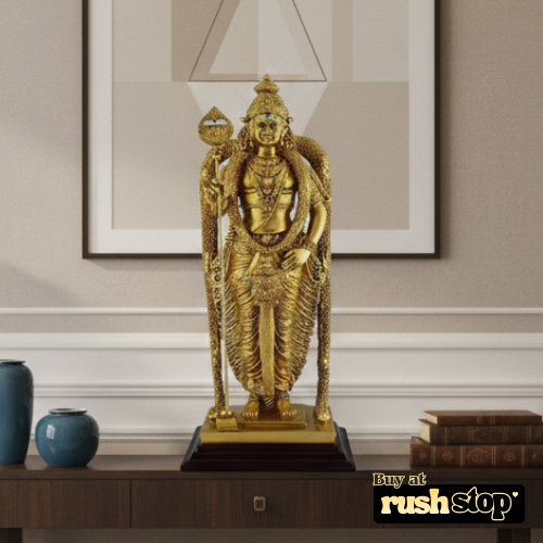 Sacred Lord Muruga Subramaniyaswamy Antique Statue