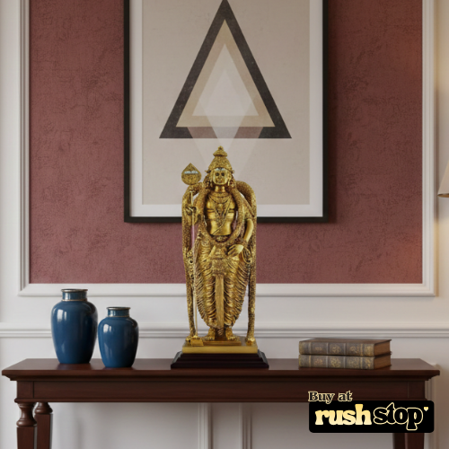 Sacred Lord Muruga Subramaniyaswamy Antique Statue