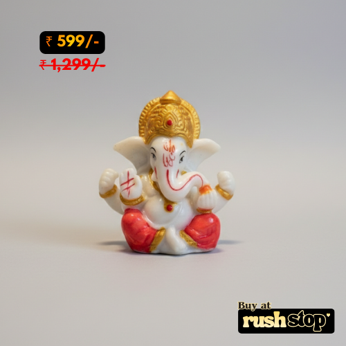 Sacred Meditating Lord Ganesha Idol