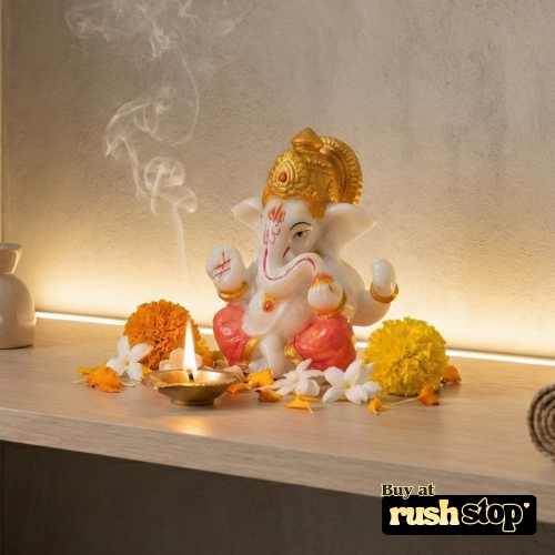 Sacred Meditating Lord Ganesha Idol