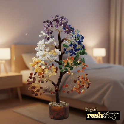 Seven Chakra Natural Crystal Tree – Spiritual Home Decor