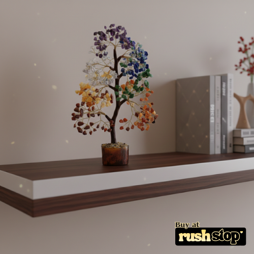 Seven Chakra Natural Crystal Tree – Spiritual Home Decor