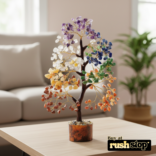 Seven Chakra Natural Crystal Tree – Spiritual Home Decor