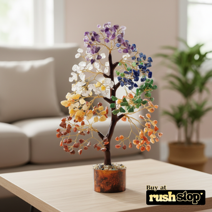 Seven Chakra Natural Crystal Tree – Spiritual Home Decor