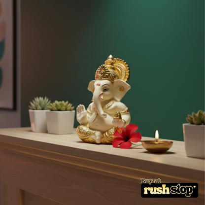 Traditional Ganpati Murti for Home Temple