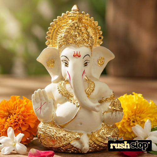 Traditional Ganpati Murti for Home Temple